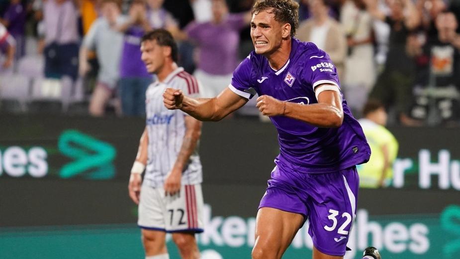 L'esultanza dopo il primo gol