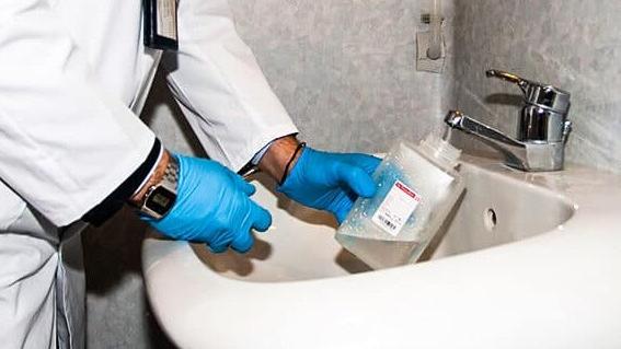 Un campionamento della legionella