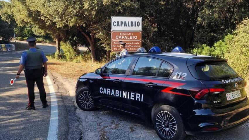 Controlli dei carabinieri a Capalbio