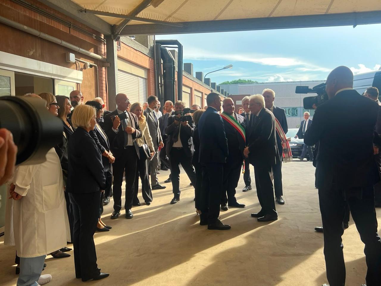 Sergio Mattarella a Grosseto: la sua visita alla Stanza Rosa