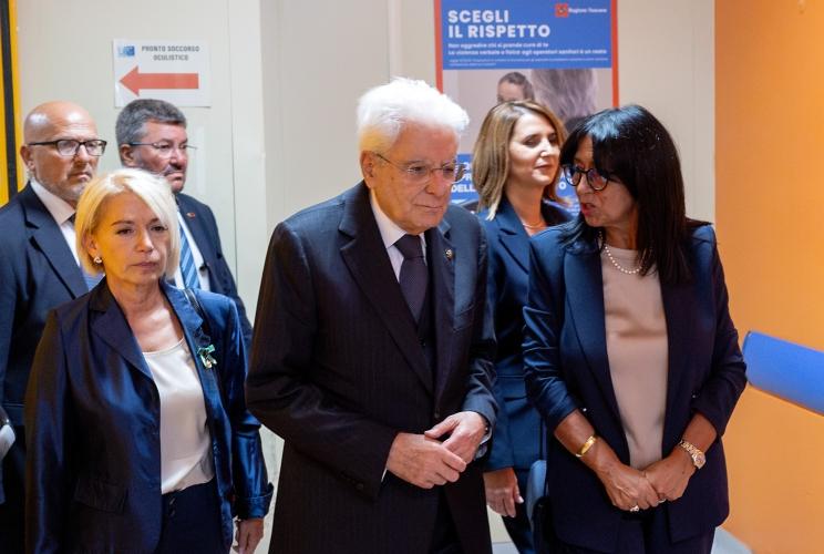 Sergio Mattarella a Grosseto: la sua visita alla Stanza Rosa