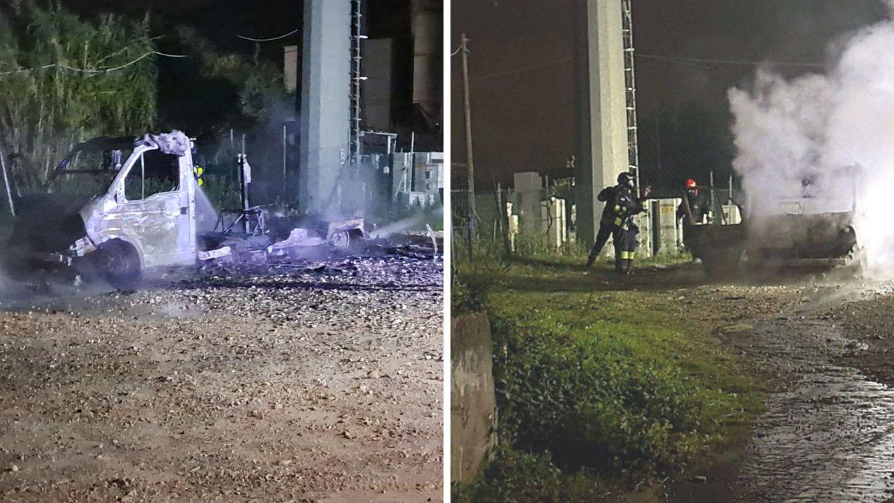 L'intervento dei vigili del fuoco