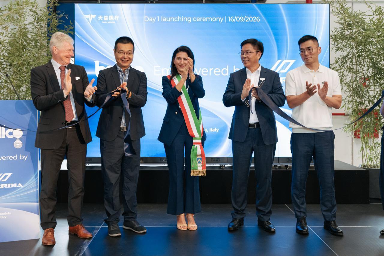 
	La sindaca Budri con i vertici di NorrDia e Tianyi

