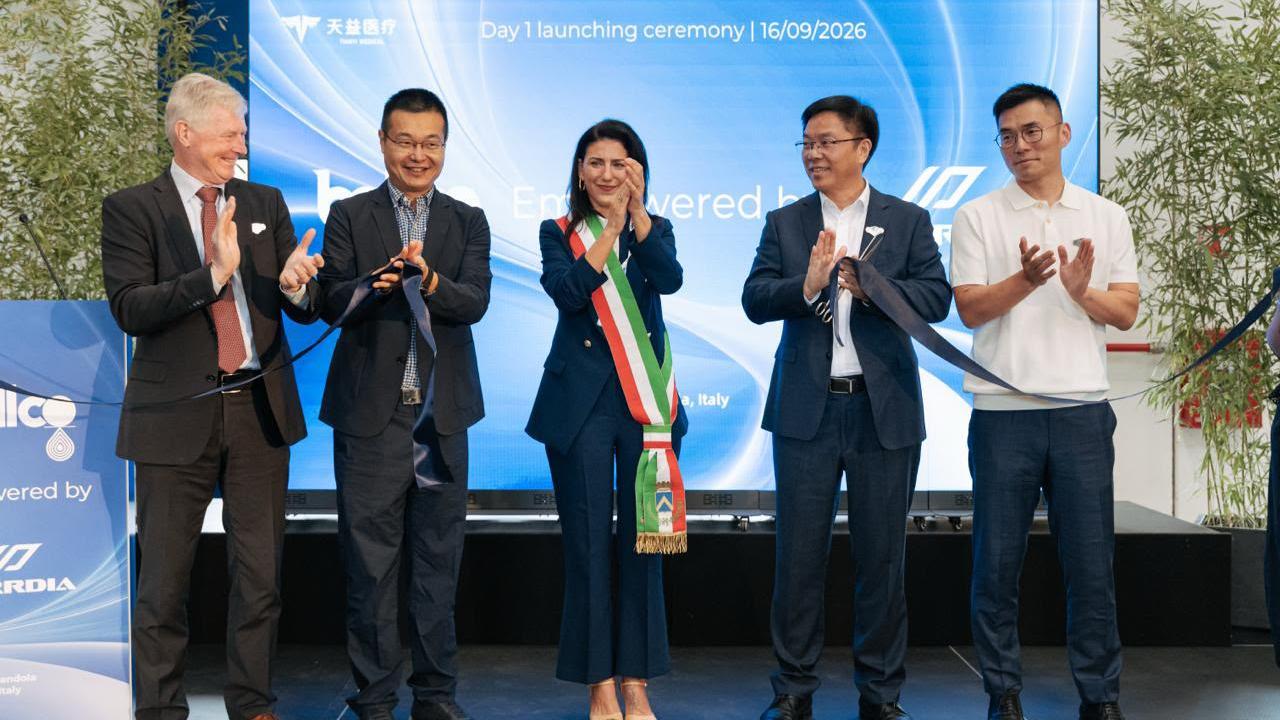 La sindaca Budri con i vertici di NorrDia e Tianyi