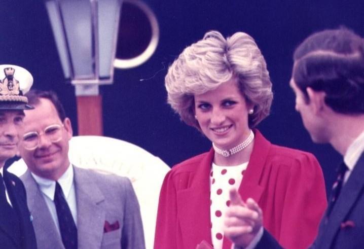 Lady Diana Spencer e Carlo d'Inghilterra in visita a Porto Rotondo il 19 aprile 1985