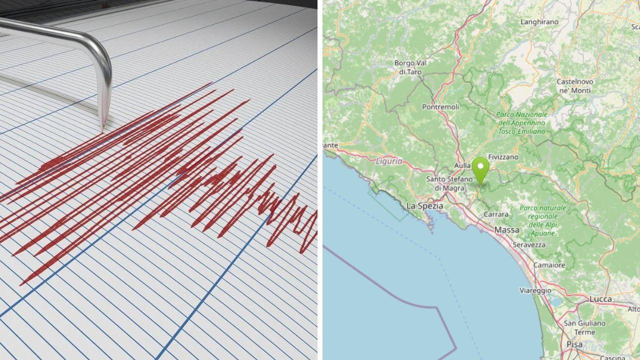 
	L'epicentro della scossa a tre chilometri da Fosdinovo, in provincia di Massa Carrara

