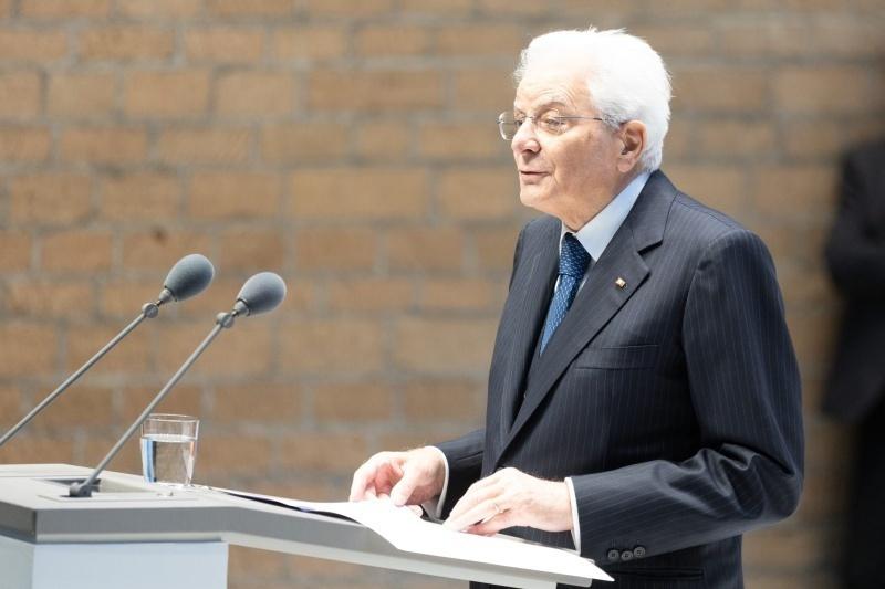 Il presidente Mattarella a Firenze nel 60° anniversario dell’alluvione