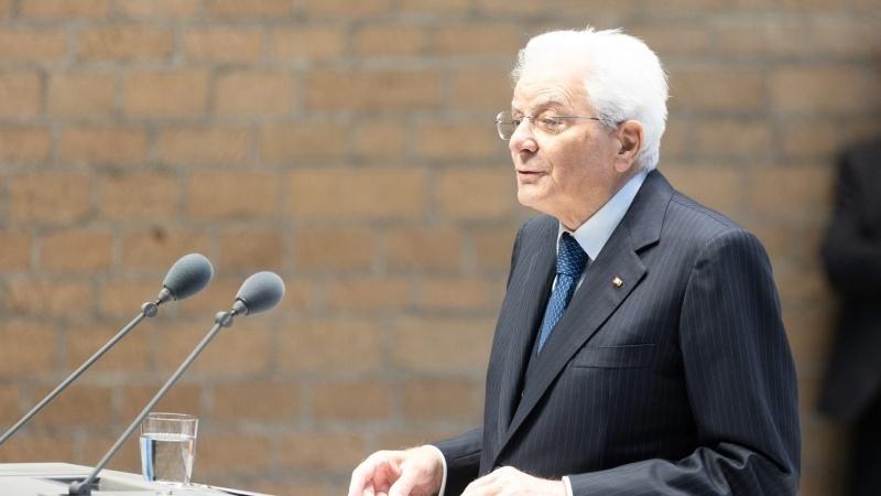 Il presidente della repubblica Sergio Mattarella