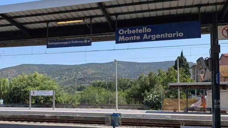La stazione di Orbetello-Monte Argentario (foto d'archivio)