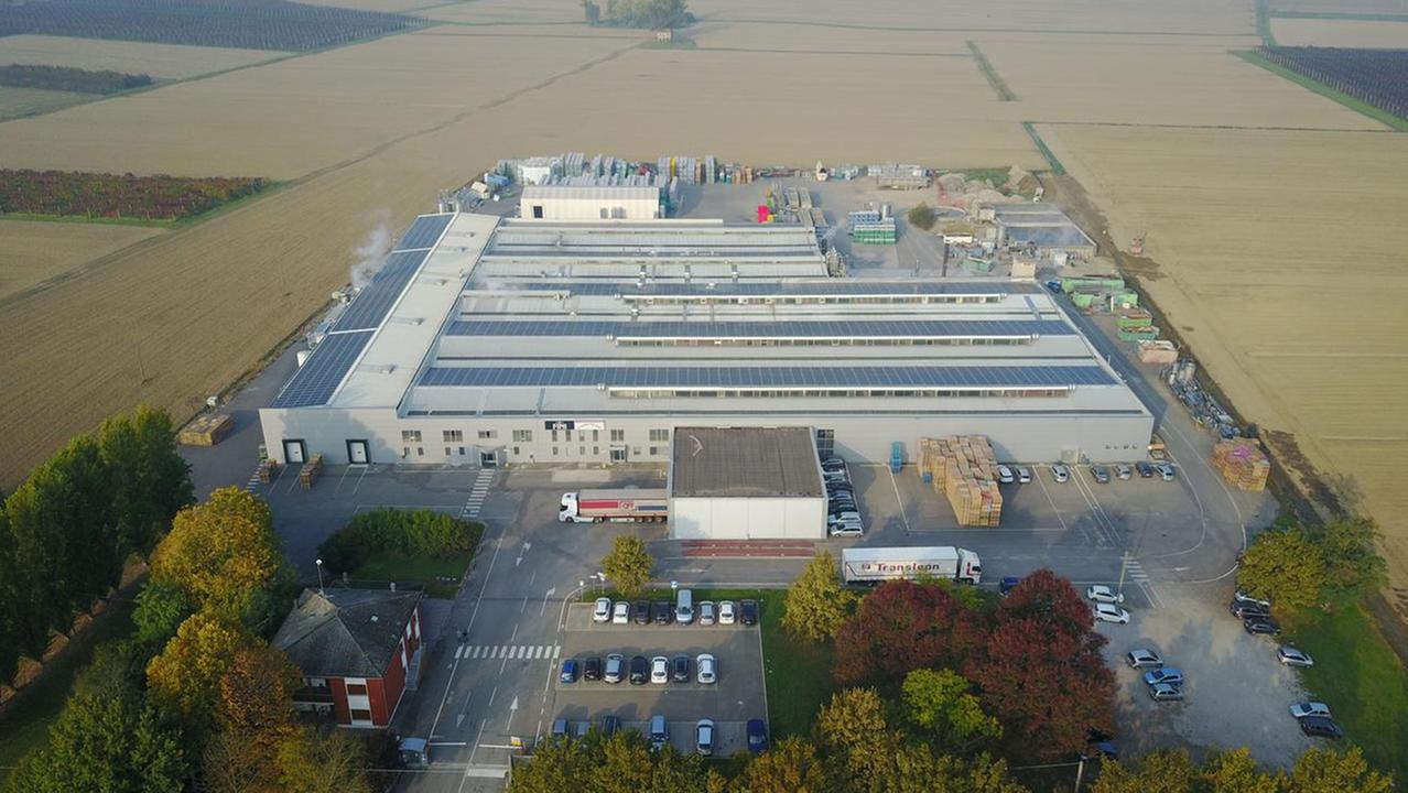 Lo stabilimento Fini a Ravarino