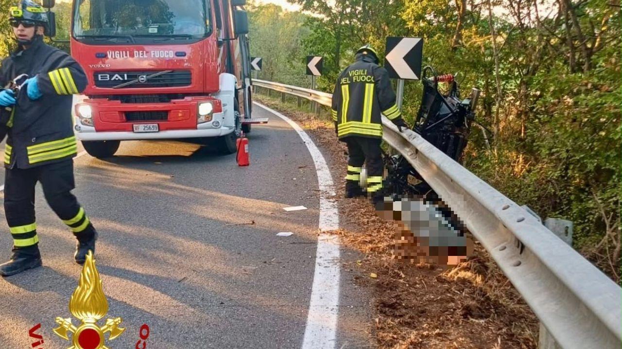 Lajatico, con la moto contro il guardrail: portato a Cisanello in codice rosso. Secondo grave incidente in poche ore sulla Sarzanese-Valdera