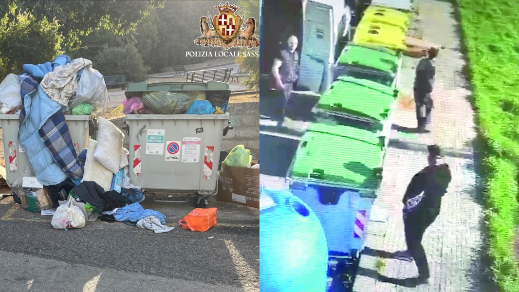 Sassari, guerra agli abbandoni di rifiuti: 50 telecamere e cittadini sentinella incastrano gli incivili