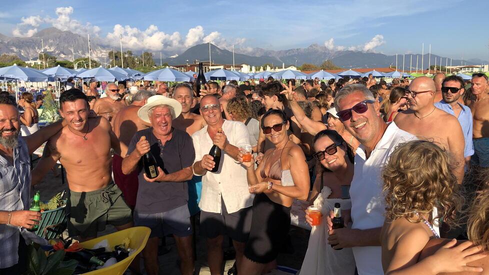 Un momento della festa