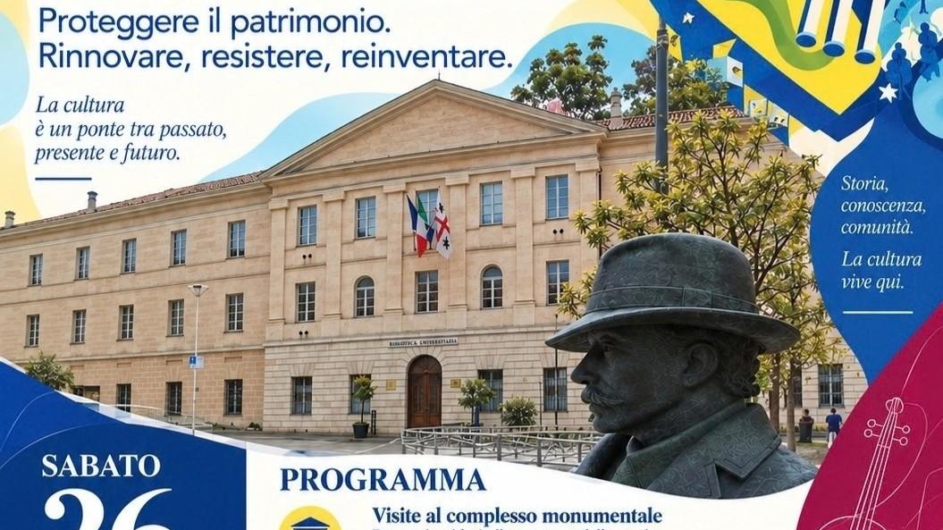 Giornate Europee del Patrimonio, la Biblioteca Universitaria di Sassari apre le porte tra libri, parola e musica