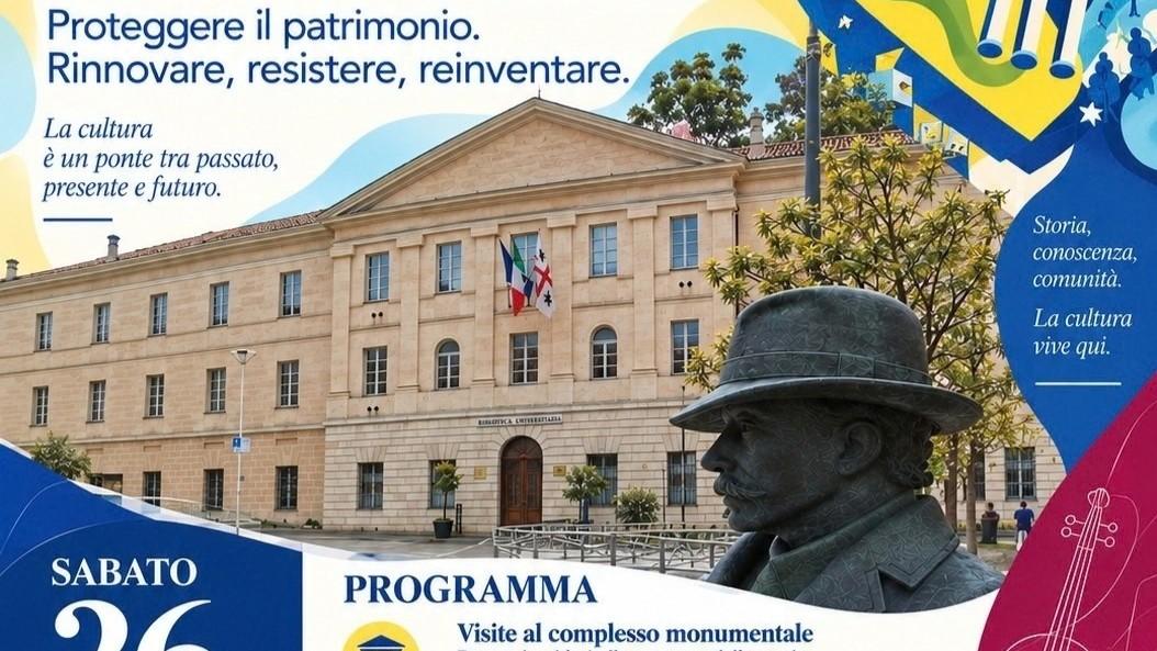 Giornate Europee del Patrimonio, la Biblioteca Universitaria di Sassari apre le porte tra libri, parola e musica