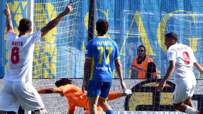 Il gol del Benevento