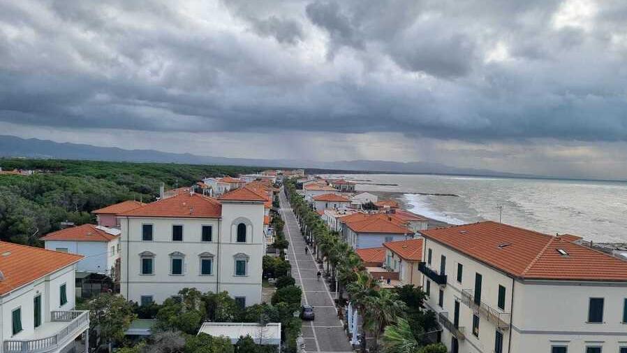 Una veduta di Marina di Cecina