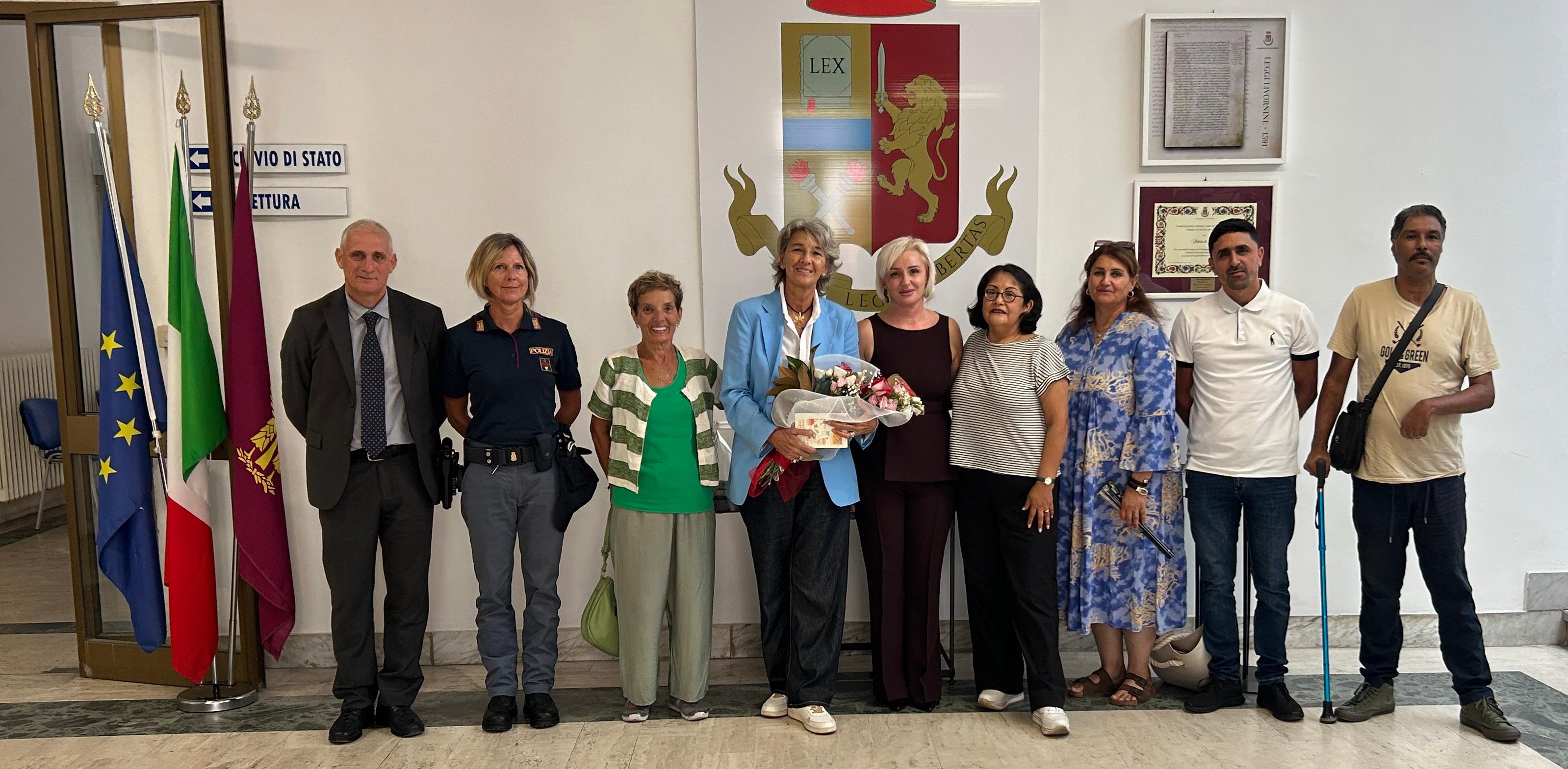 L'incontro in questura
