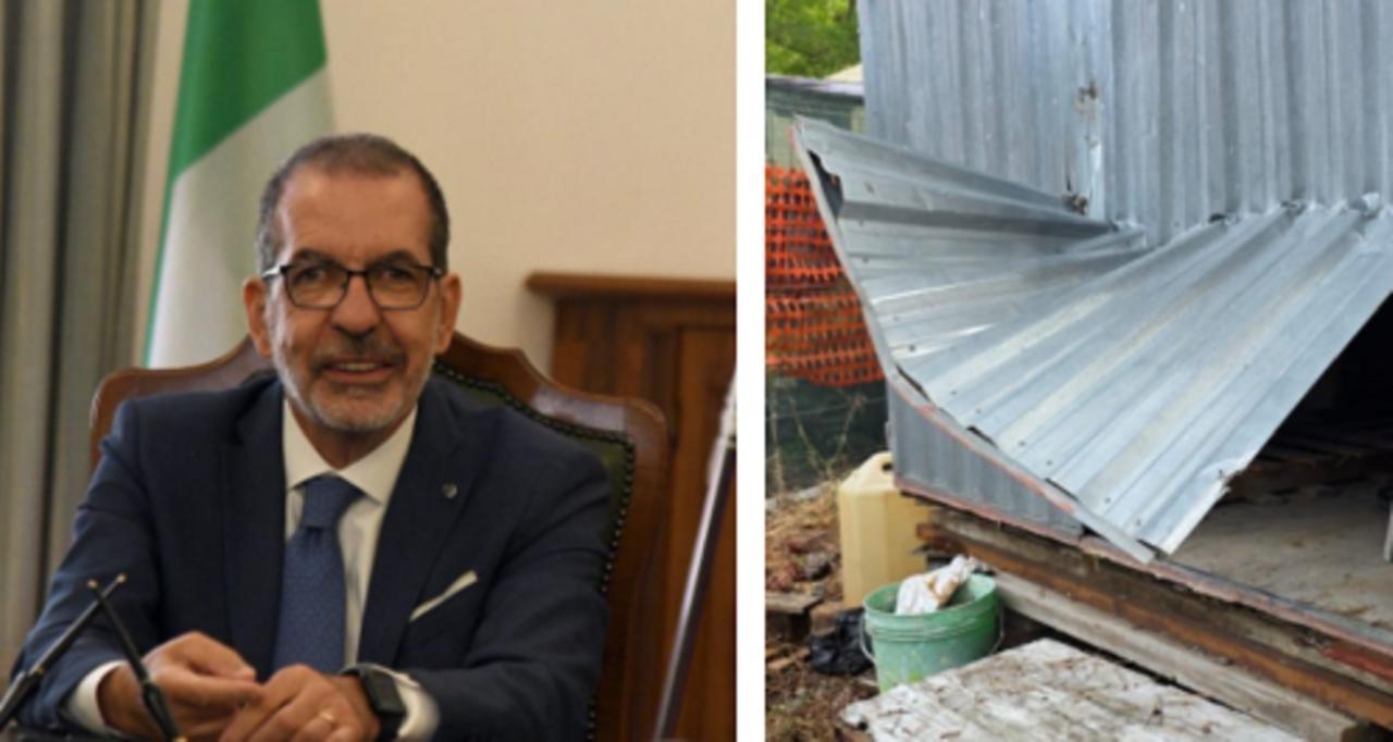 
	Il prefetto Giancarlo Dionisi e le immagini di un furto al Carli Salviano calcio

