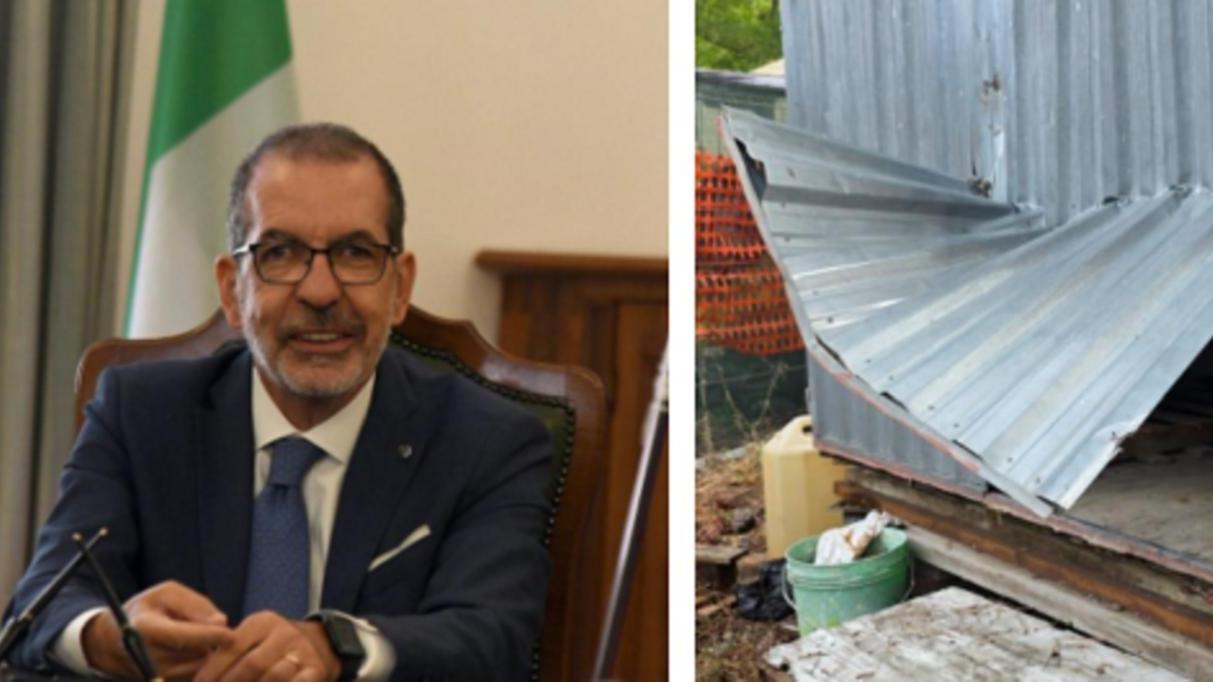 Il prefetto Giancarlo Dionisi e le immagini di un furto al Carli Salviano calcio