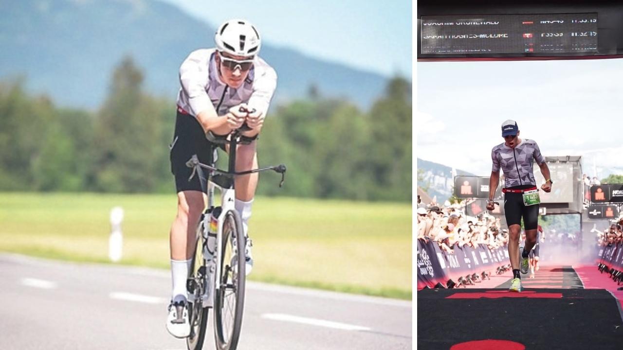 Cecina, Matteo Michelacci è l’uomo di ferro: mente, muscoli e polmoni per le gare Ironman che sfidano la fatica