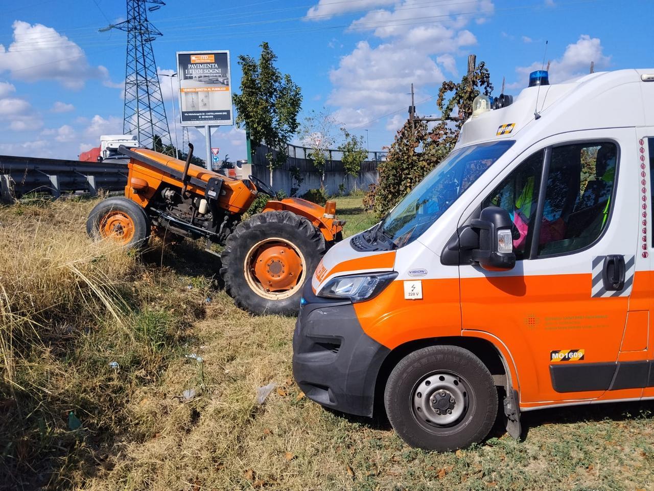 Incidente con il trattore: muore a 92 anni