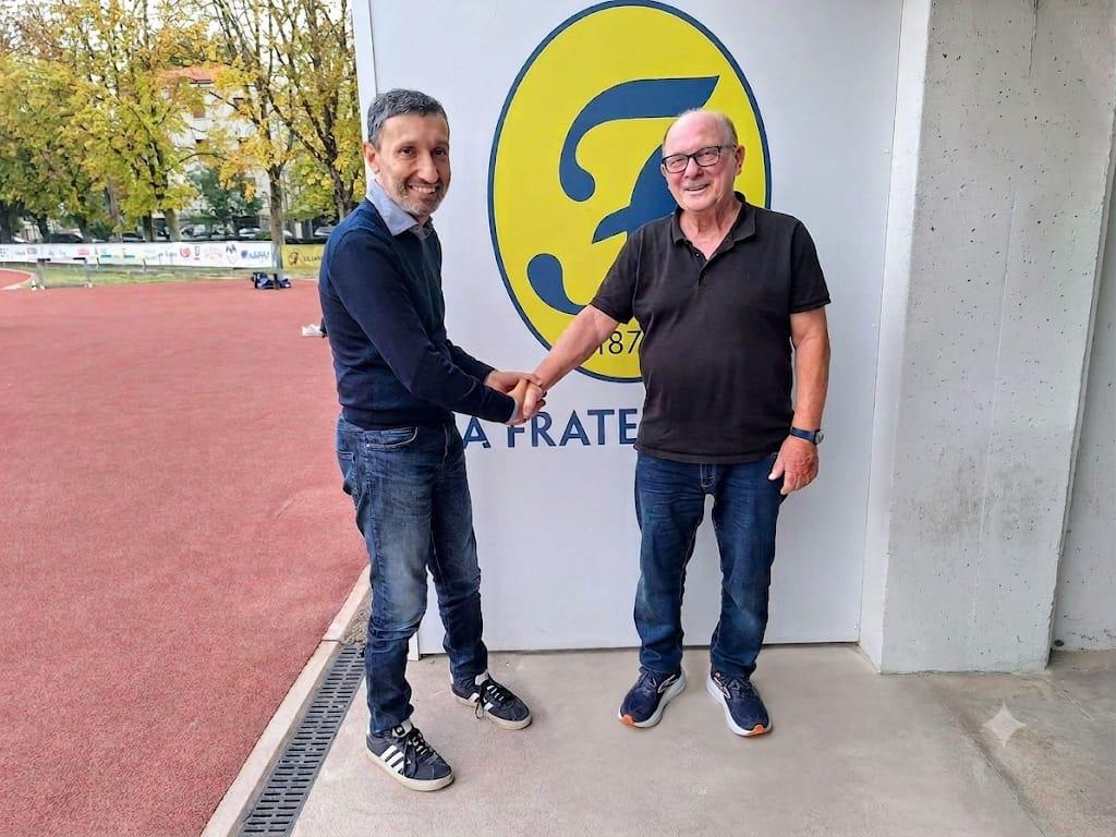 
	Tiberio Muracchini (a sinistra) stringe la mano a Maurizio Borsari

