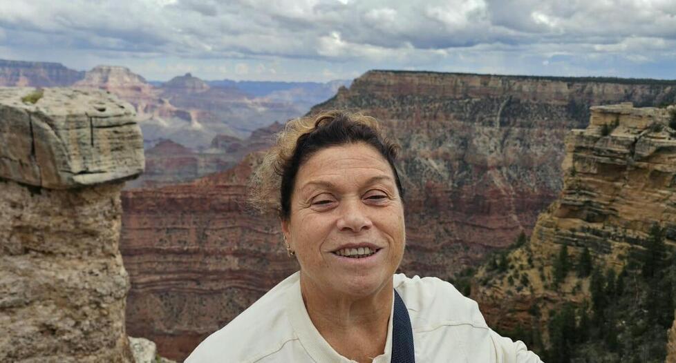 Nicoletta Passetti sul Grand Canyon
