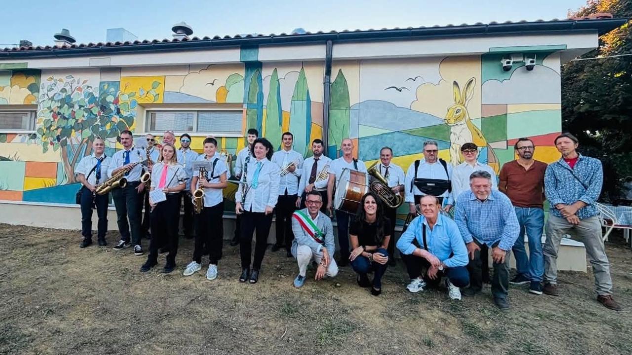 L'inaugurazione dell'opera (Foto: Comune di Terricciola)
