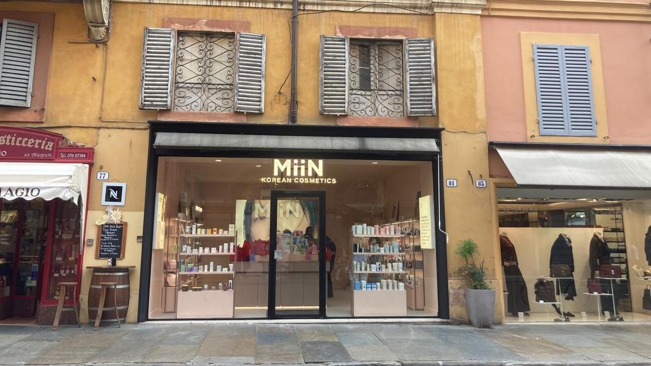 Il negozio MiiN in via Emilia Centro a Modena