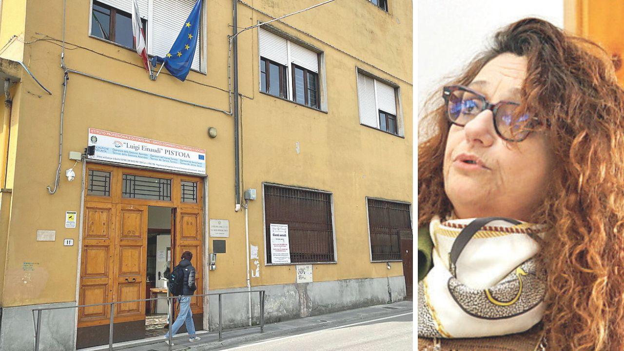 
	L'istituto Einaudi e la dirigente&nbsp;Elena Pignolo

