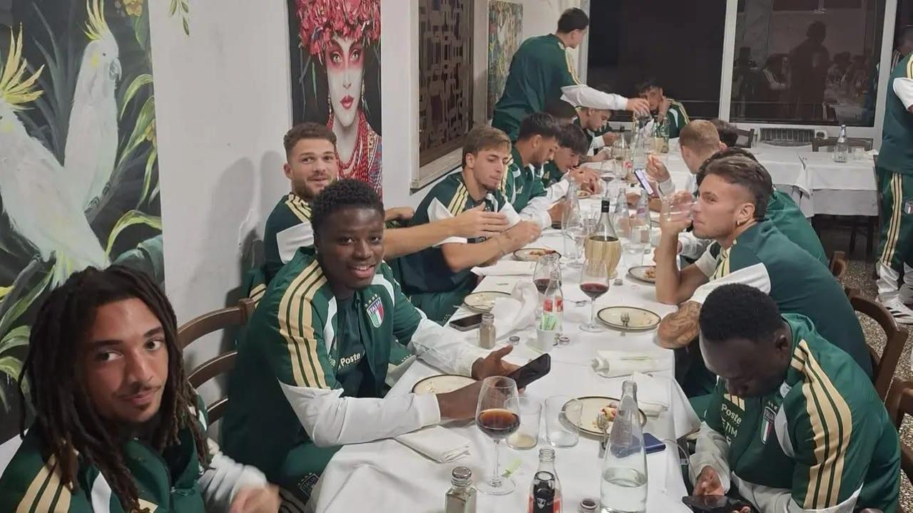 La Nazionale Under 21 a cena da Benito 
