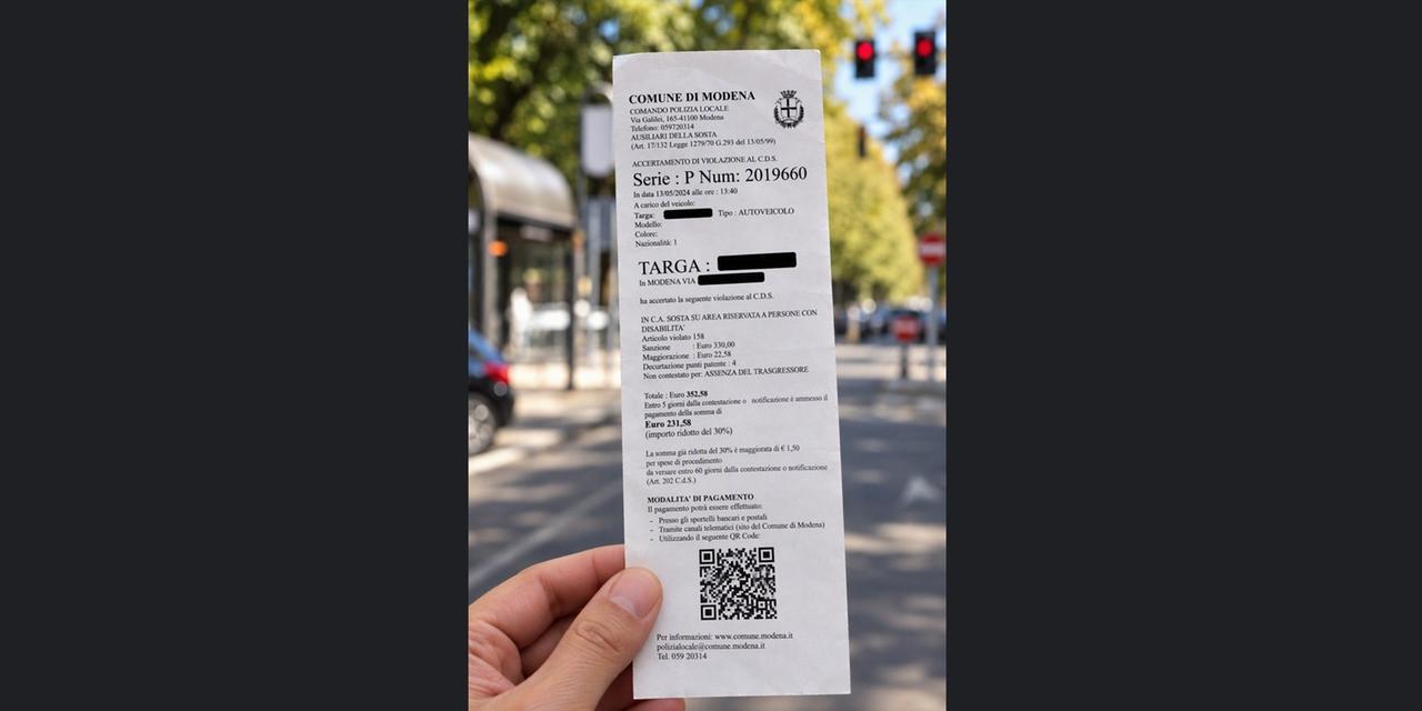 La multa sembra vera, ma è falsa: se ci caschi e paghi col QR code la truffa va a segno