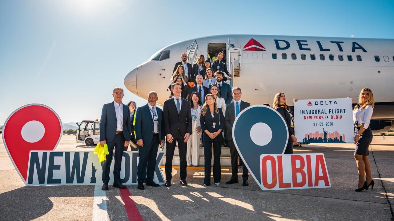 
	L'inaugurazione del volo diretto Olbia-New York

