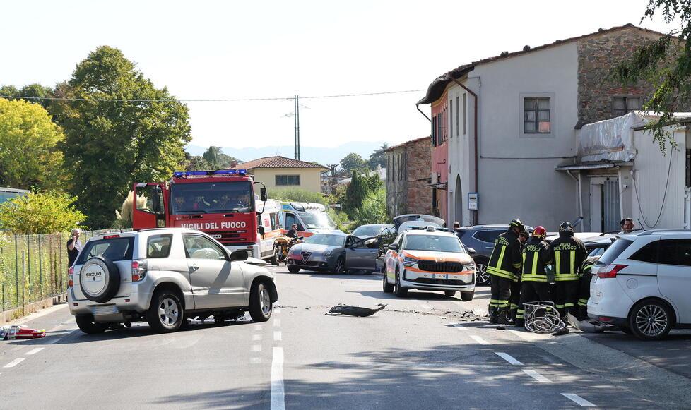 
	L'incidente sulla Lucchese costato la vita a Roberta Battaglini (foto Nucci)

