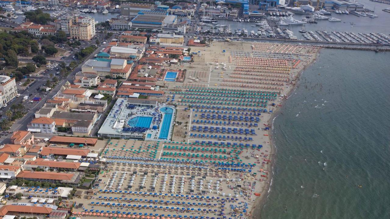 Una veduta di Viareggio