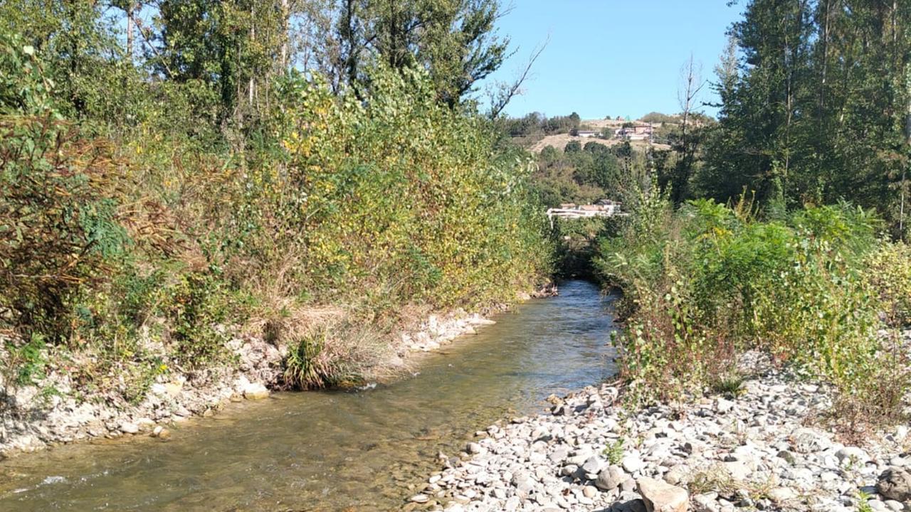 
	Il canale di Marano in secca

