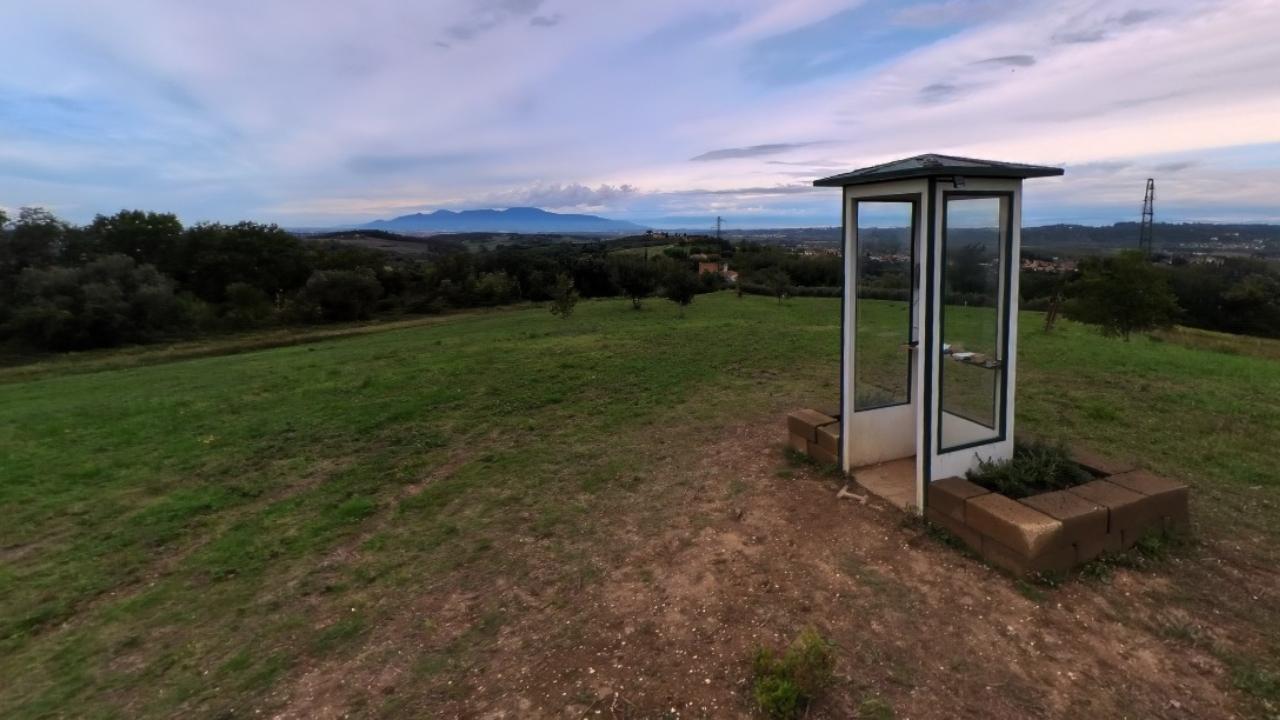 Il telefono del vento nell'area del Sentiero delle Emozioni