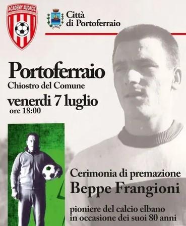 
	La locandina della festa, nel 2017, per gli 80 anni di Beppe Frangioni


