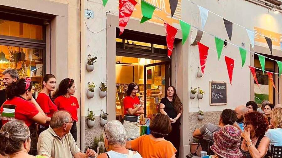 Un’iniziativa pro Palestina a “Cibo e Convivio”