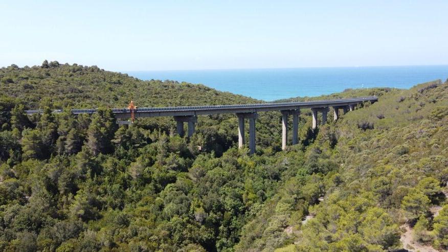 Il viadotto (foto Anas)