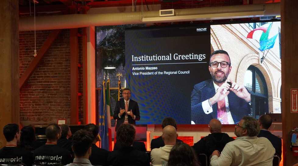 
	Il vicepresidente del consiglio regionale Antonio Mazzeo durante la missione a San Francisco

