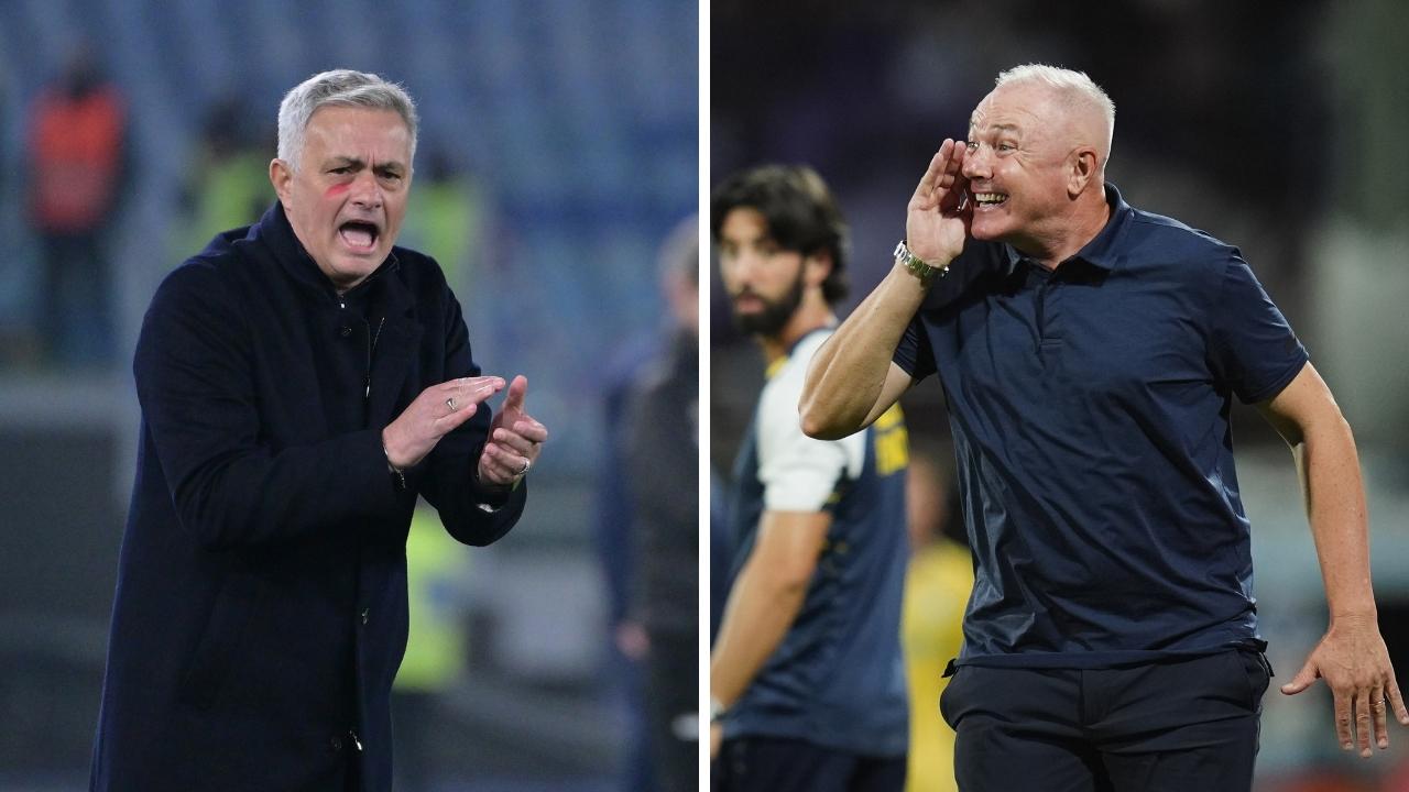 Josè Mourinho e Massimiliano Alvini