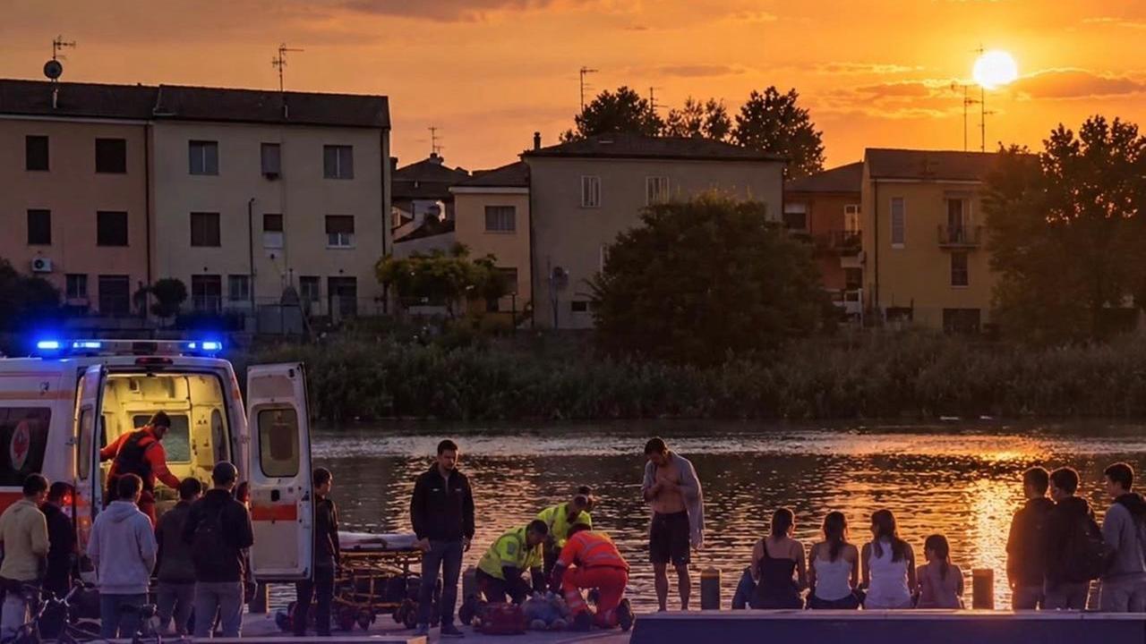 Cade nelle acque della Darsena a Ferrara, salvato dal freestyler fuorisede