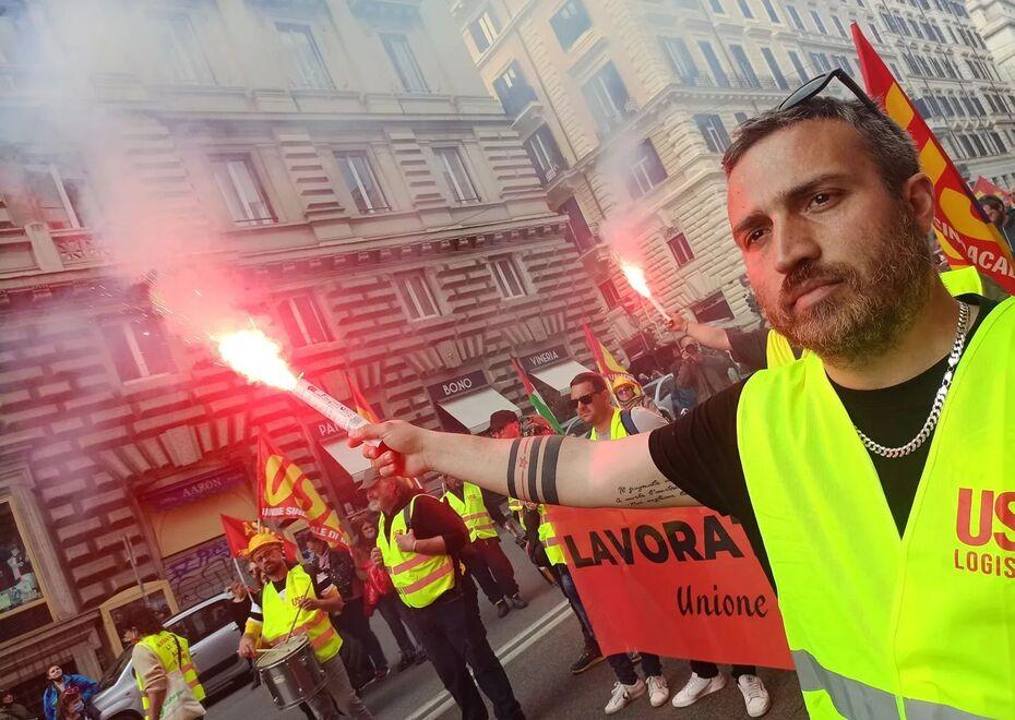 Giovanni Ceraolo, leader di Usb Livorno