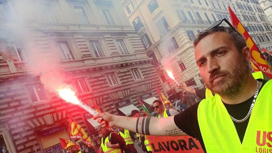Giovanni Ceraolo, leader di Usb Livorno