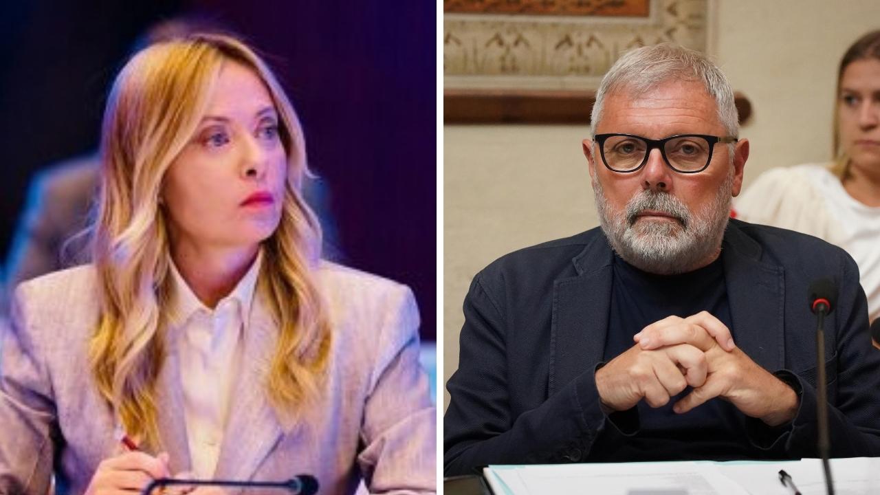 Giorgia Meloni e Floriano Della Bella