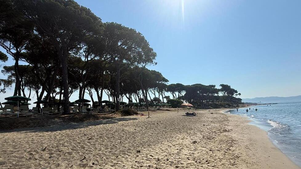 Uno scorcio della spiaggia