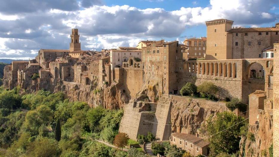 Una veduta di Pitigliano