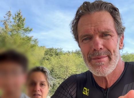 
	Un frame del video registrato da Mario Cipollini insieme al bimbo e alla madre

